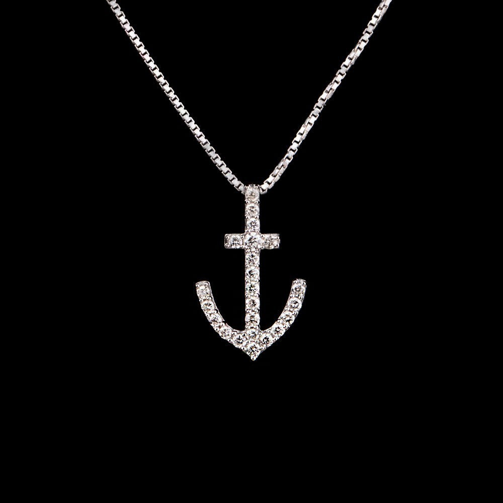 14K Yellow Gold Diamond Pendant - 0.34ct SI-IJ