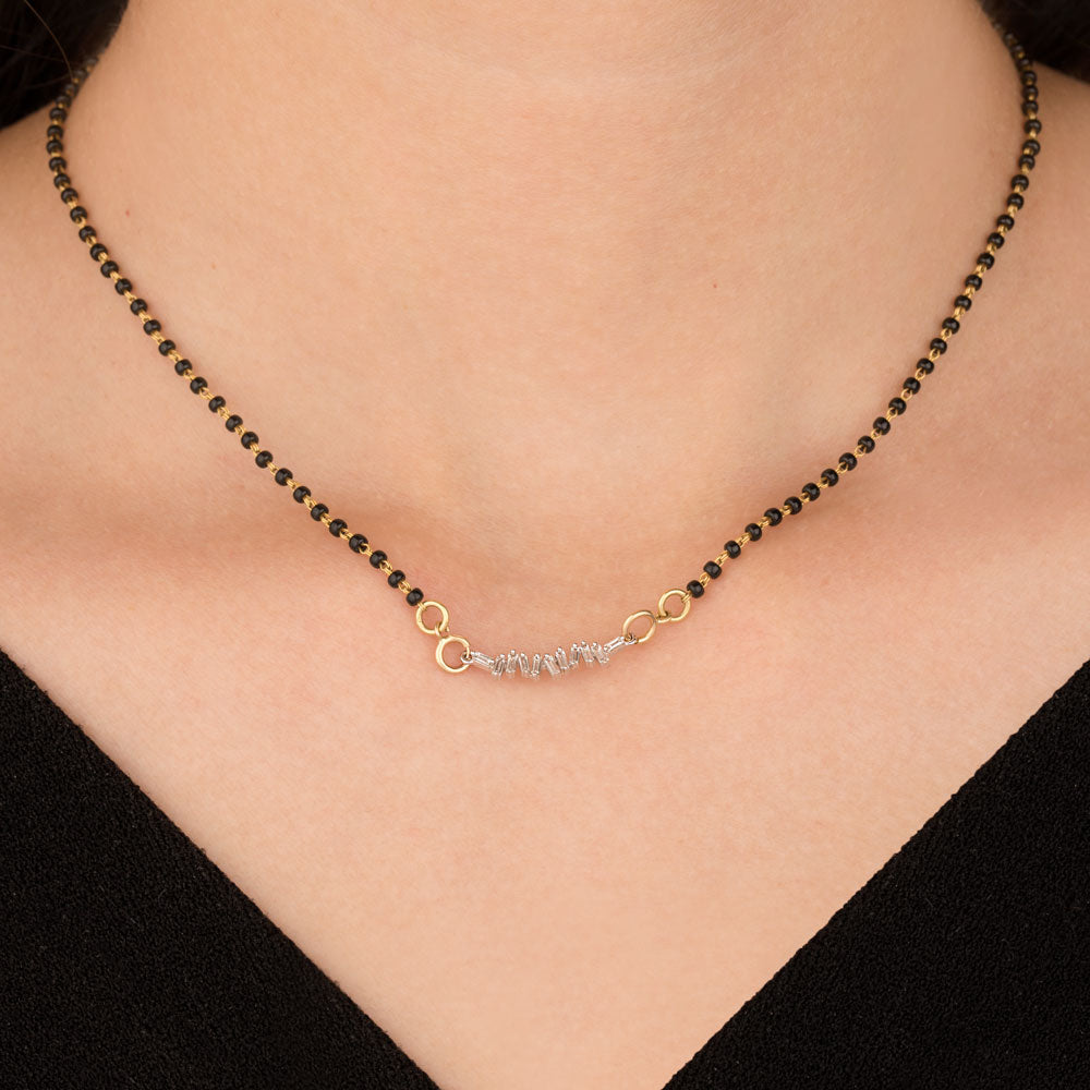 14K Yellow Gold Diamond Pendant - 0.18ct SI-IJ