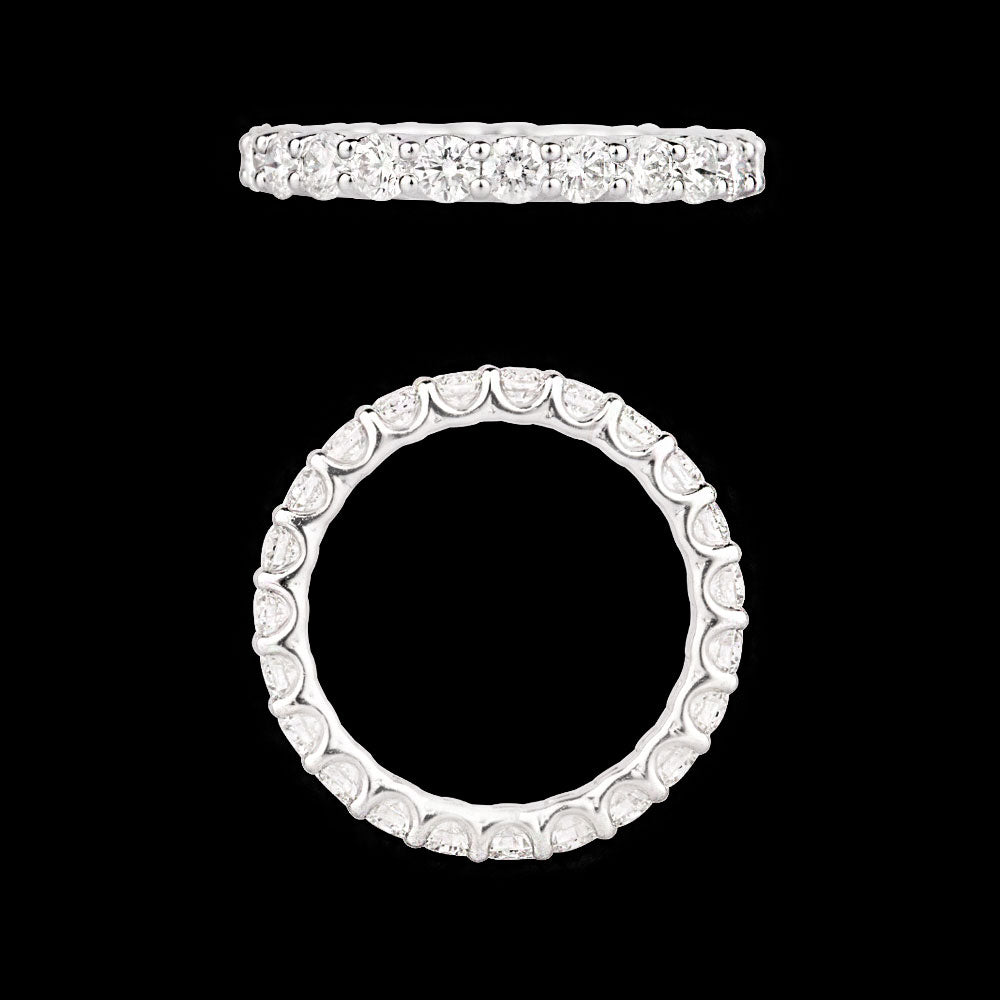 18K White Gold Diamond Ring - 1.61ct SI-GH