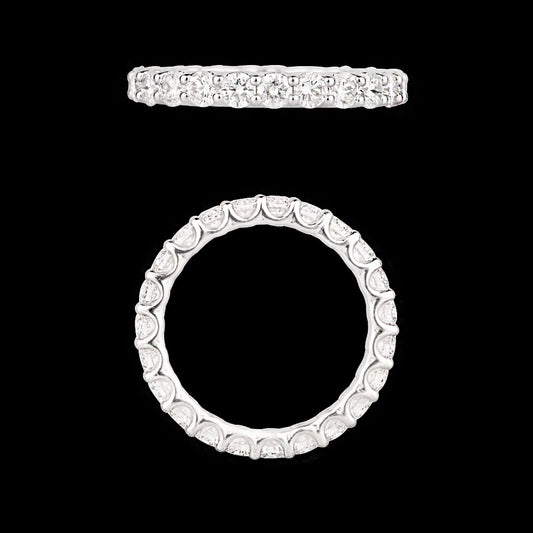 18K White Gold Diamond Ring - 1.61ct SI-GH