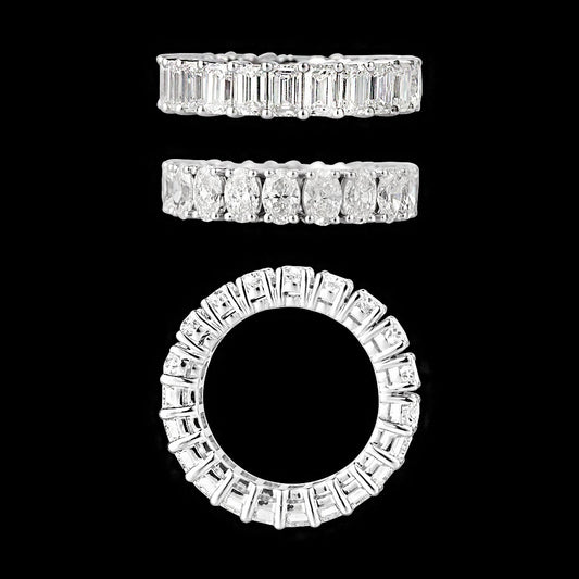 18K White Gold Diamond Ring - 5.306ct VVS-VS-HI