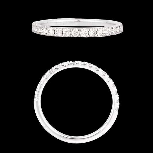 18K White Gold Diamond Ring - 0.347ct VVS-VS-FG