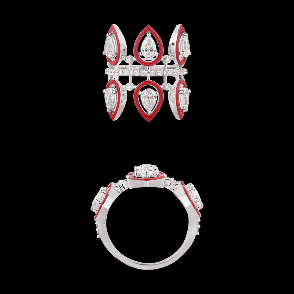14K White Gold Diamond Ring - 2.241ct VS-SI-GH