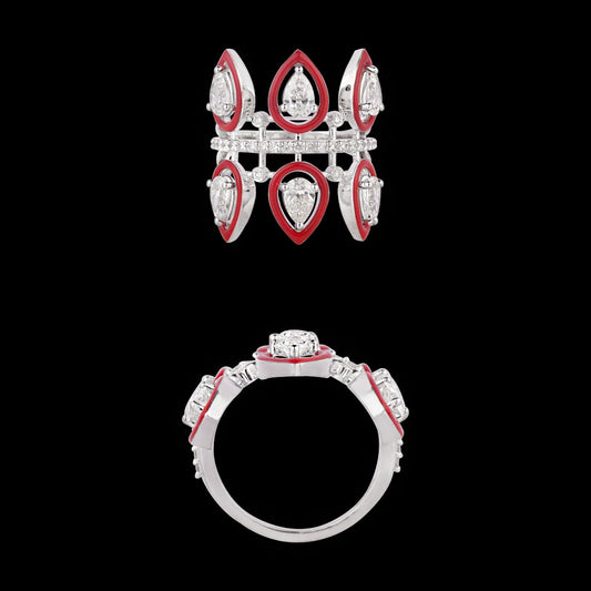 14K White Gold Diamond Ring - 2.241ct VS-SI-GH