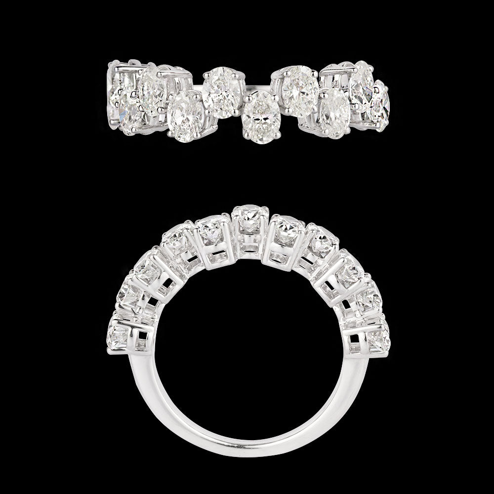 18K White Gold Diamond Ring - 1.81ct VS-SI-HI
