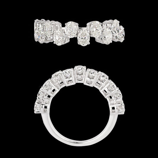 18K White Gold Diamond Ring - 1.81ct VS-SI-HI