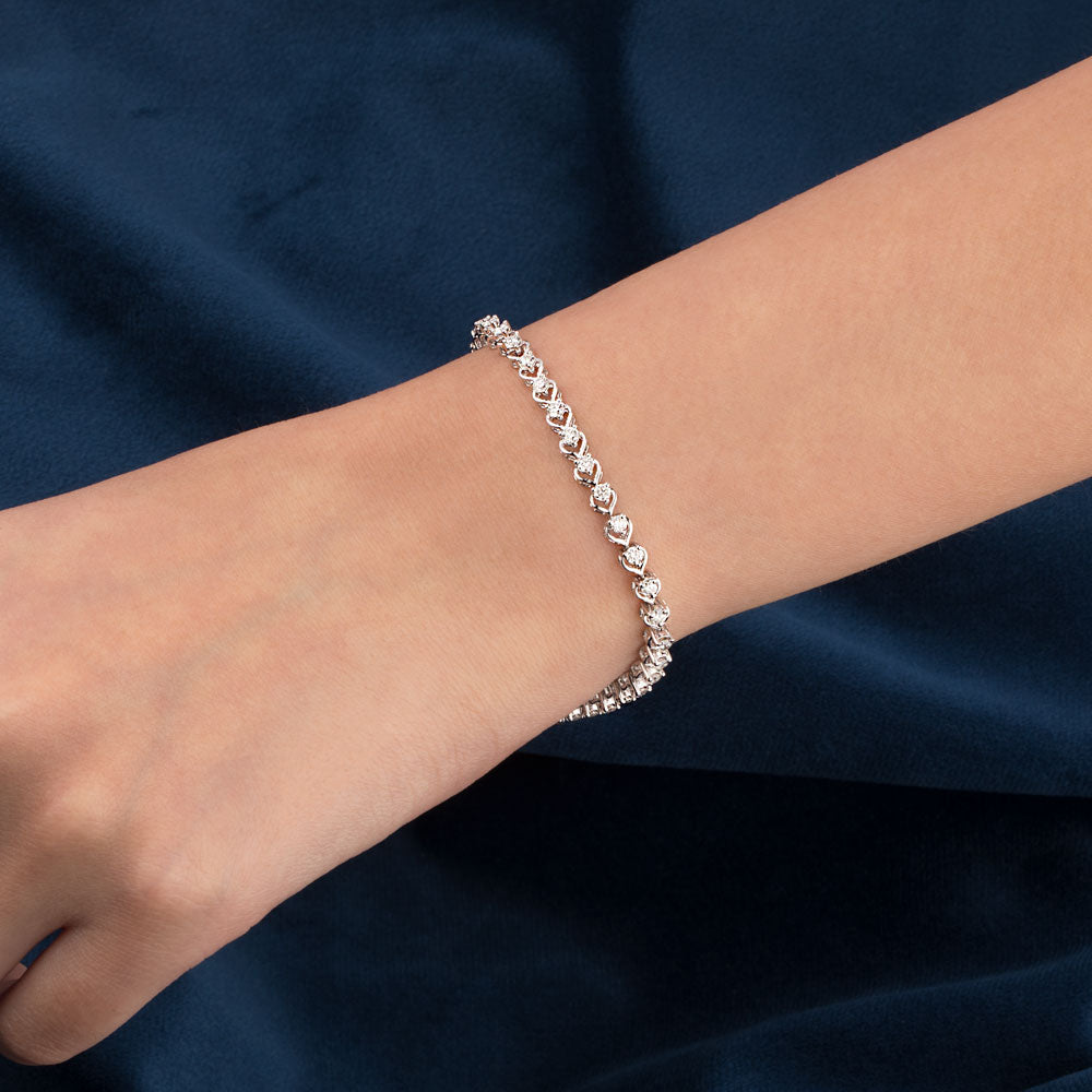 18K Rose Gold Diamond Bracelet - 2.044ct VVS-VS-GH