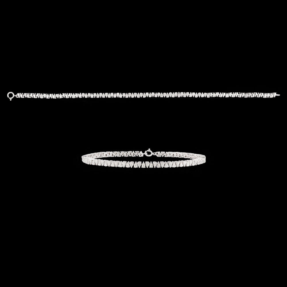 18K White Gold Diamond Bracelet - 0.952ct VVS-EF