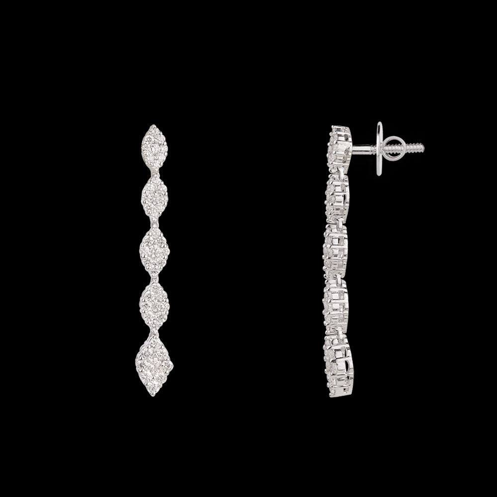 18K White Gold Diamond Jewellery - 1.52ct VVS-VS-GH