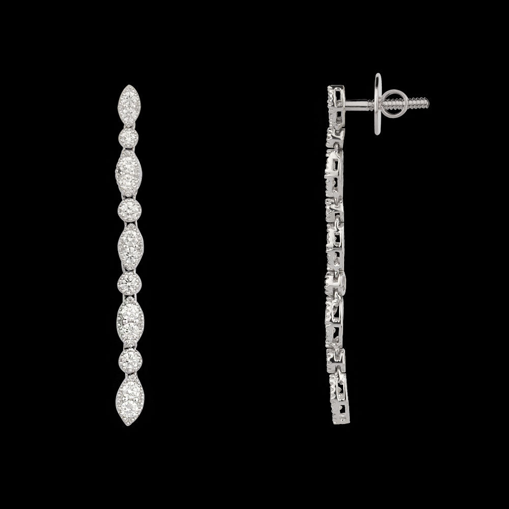 18K White Gold Diamond Jewellery - 0.89ct VVS-VS-IJ