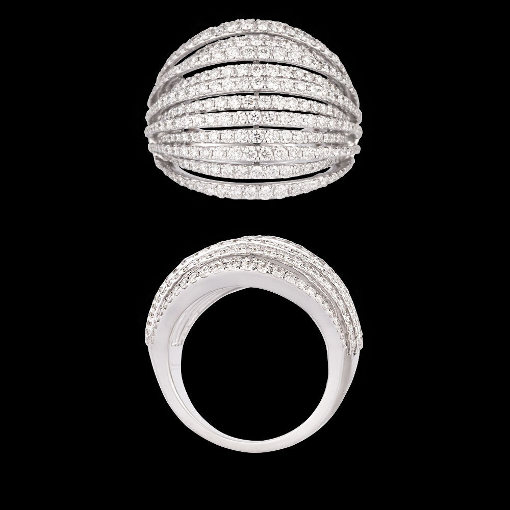 18K White Gold Diamond Ring - 1.87ct VVS-VS-GH
