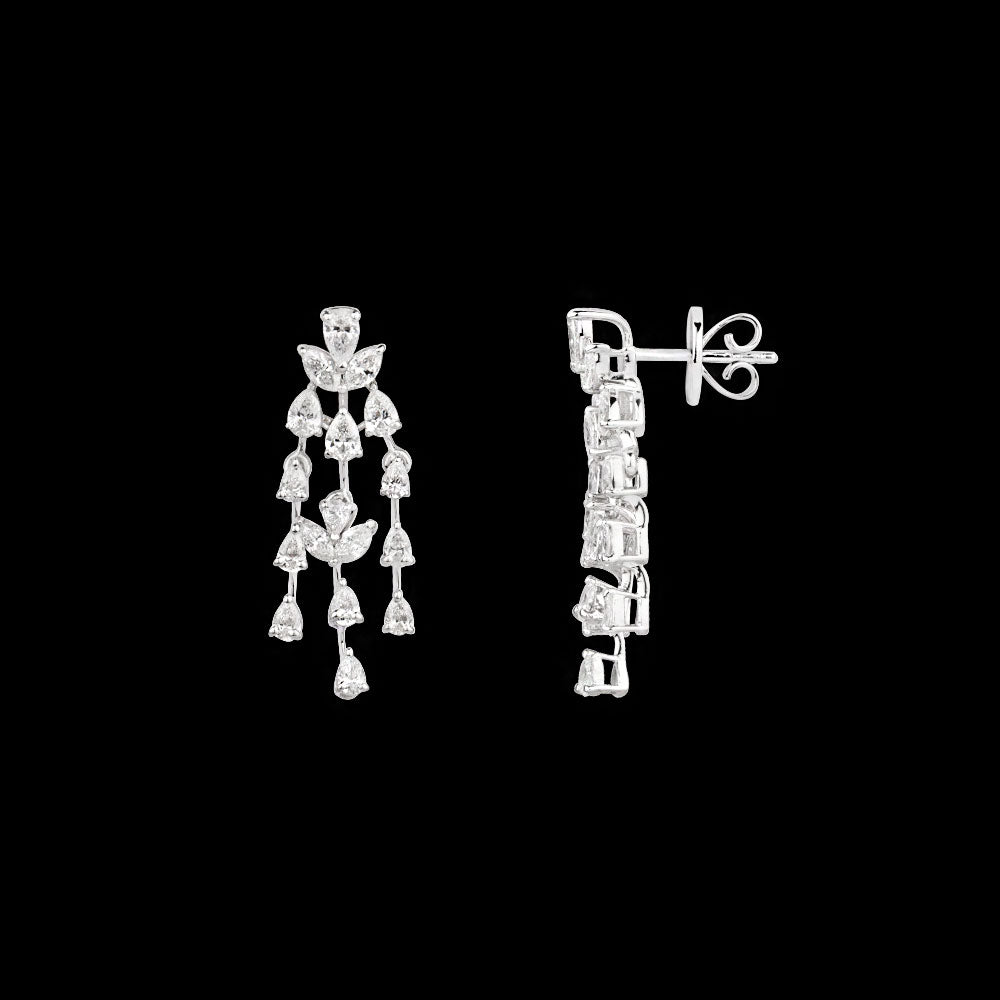 18K White Gold Diamond Jewellery - 1.455ct VVS-VS-EF