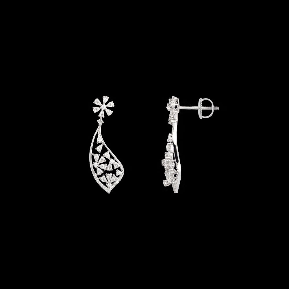 18K White Gold Diamond Jewellery - 1.329ct VVS-EF