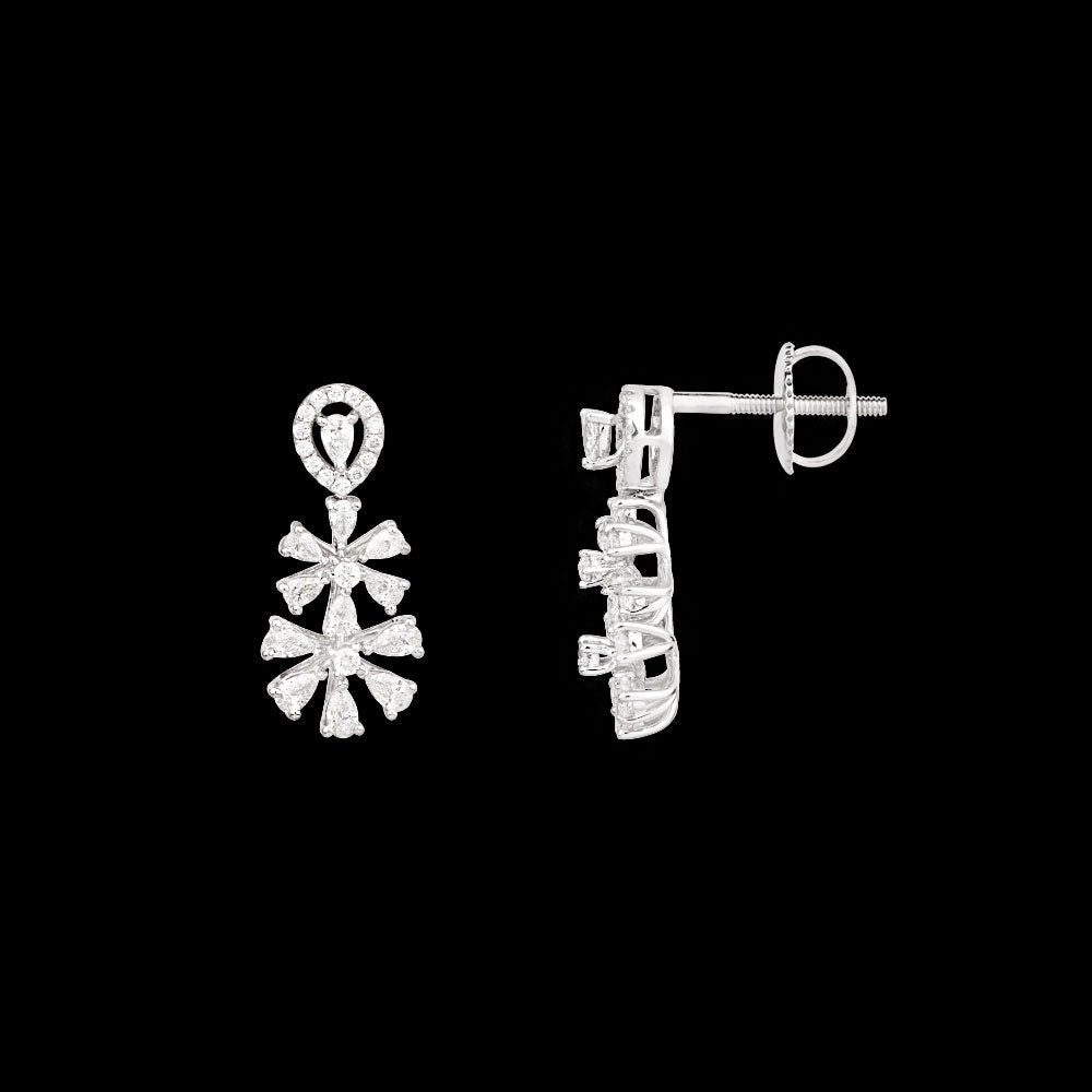 18K White Gold Diamond Jewellery - 0.952ct VVS-EF