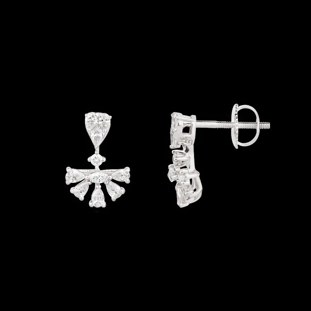 18K White Gold Diamond Jewellery - 0.552ct VVS-EF