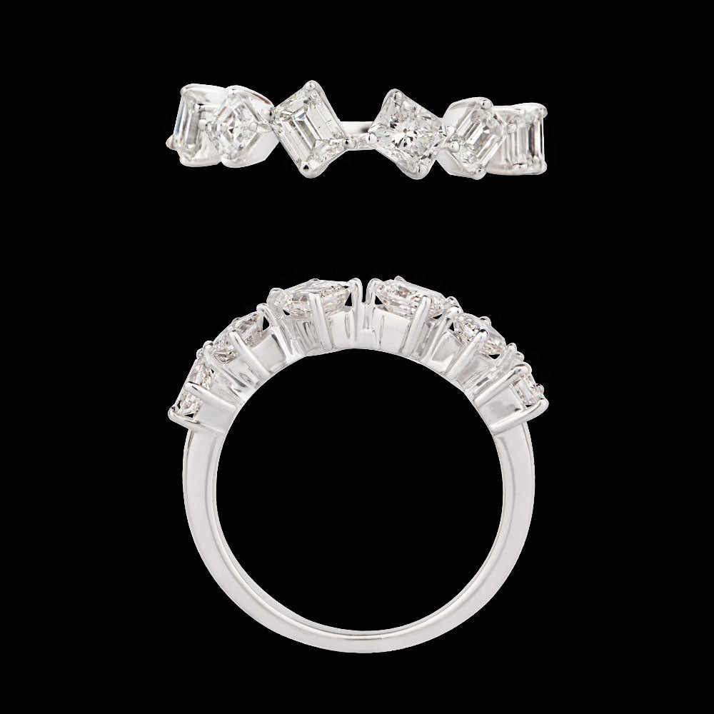 18K White Gold Diamond Ring - 1.359ct SI-HI