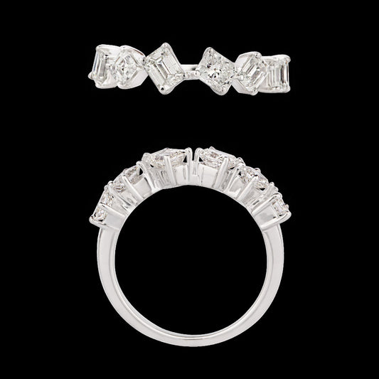 18K White Gold Diamond Ring - 1.359ct SI-HI