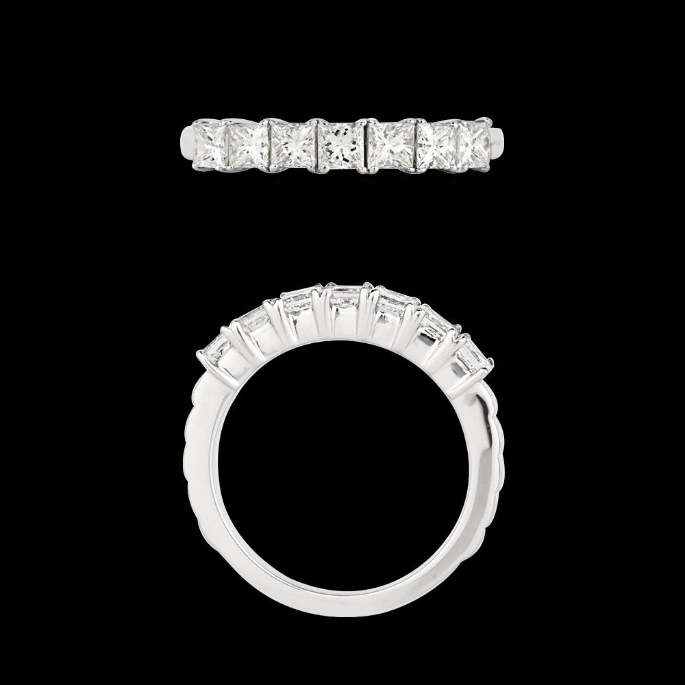 18K White Gold Diamond Ring - 1.11ct VVS-VS-JK