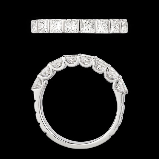 18K White Gold Diamond Ring - 1.23ct VVS-VS-IJ