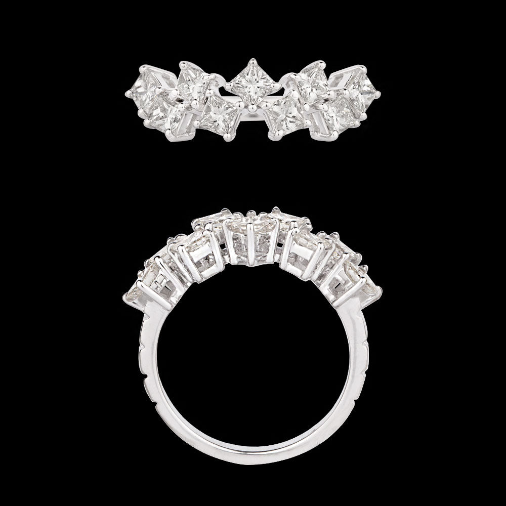 18K White Gold Diamond Ring - 1.42ct VVS-VS-IJ