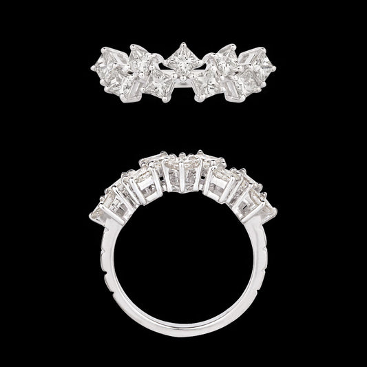 18K White Gold Diamond Ring - 1.42ct VVS-VS-IJ