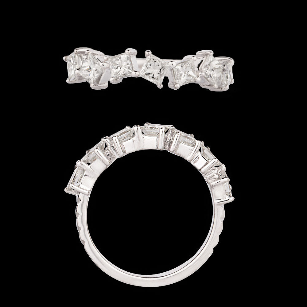 18K White Gold Diamond Ring - 1.061ct VVS-VS-IJ