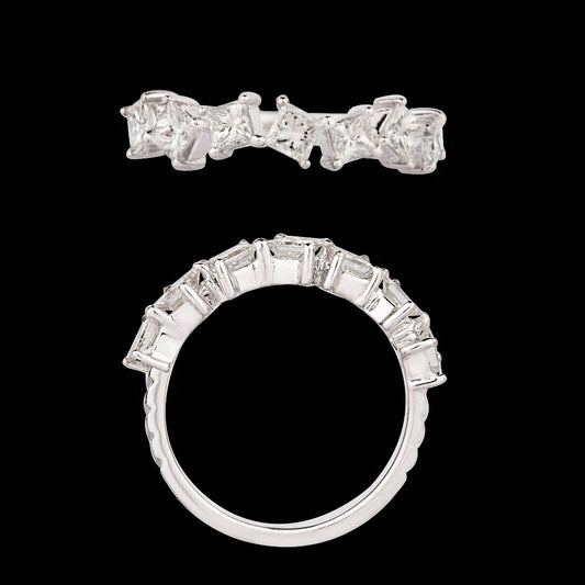 18K White Gold Diamond Ring - 1.061ct VVS-VS-IJ