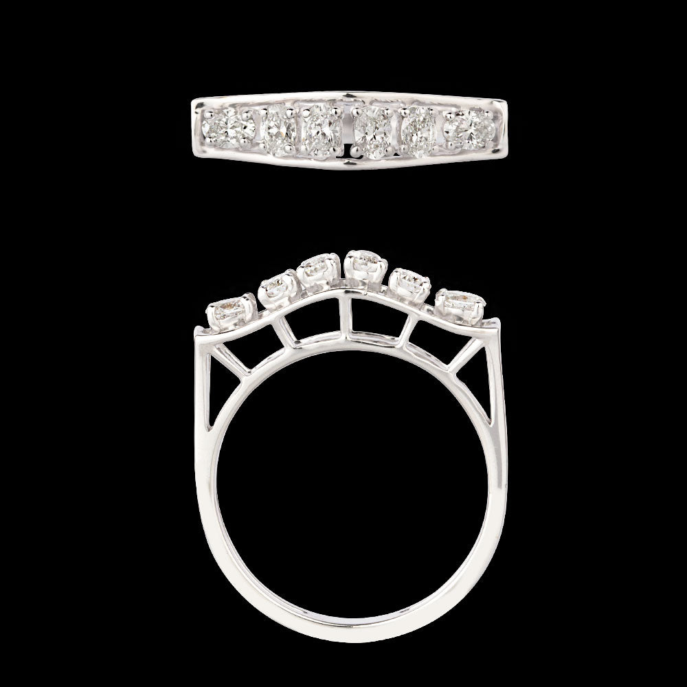 18K White Gold Diamond Ring - 0.484ct VVS-VS-GH