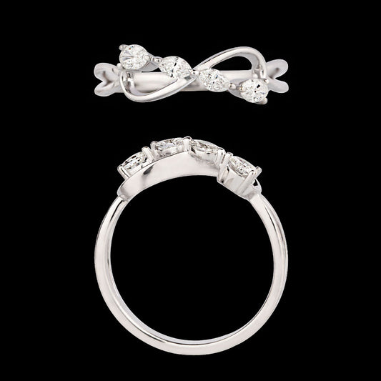 18K White Gold Diamond Ring - 0.271ct VVS-VS-GH