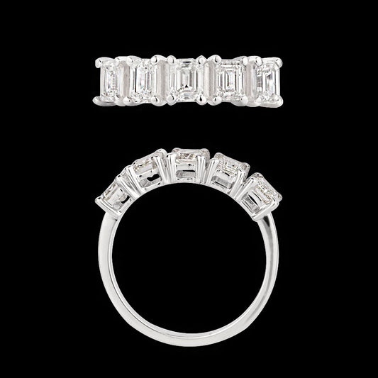 18K White Gold Diamond Ring - 1.393ct VS-SI-HI