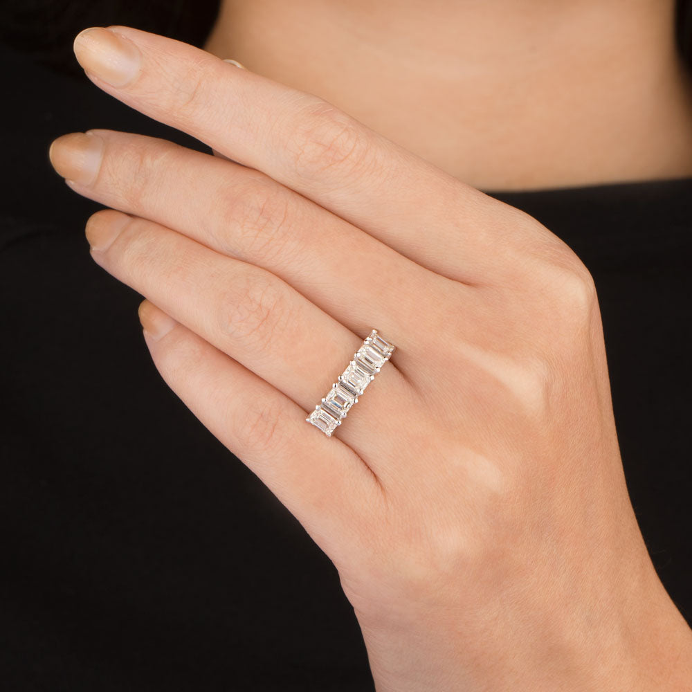 18K White Gold Diamond Ring - 1.393ct VS-SI-HI