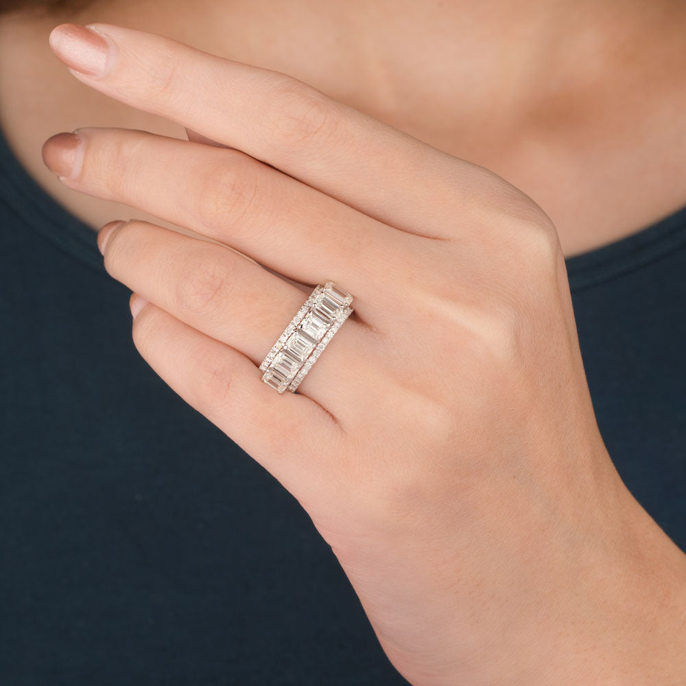 18K White Gold Diamond Ring - 2.398ct SI-JK