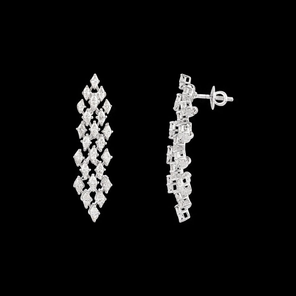 18K White Gold Diamond Jewellery - 3.45ct VVS-VS-HI