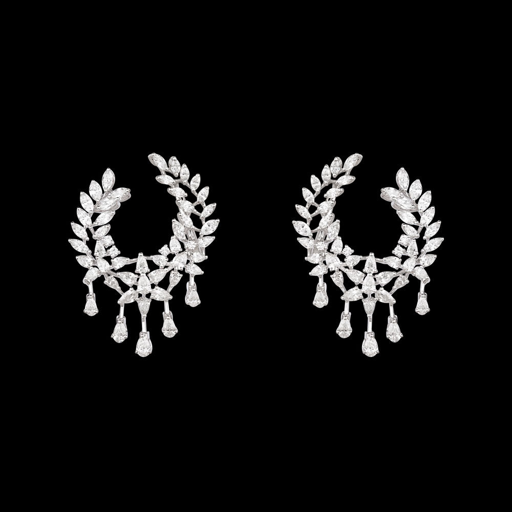 18K White Gold Diamond Jewellery - 4.152ct VVS-VS-GH