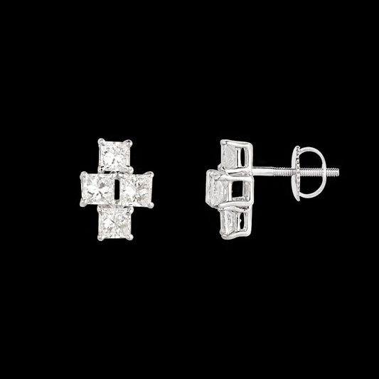 18K White Gold Diamond Pendant - 1.56ct VVS-VS-GH