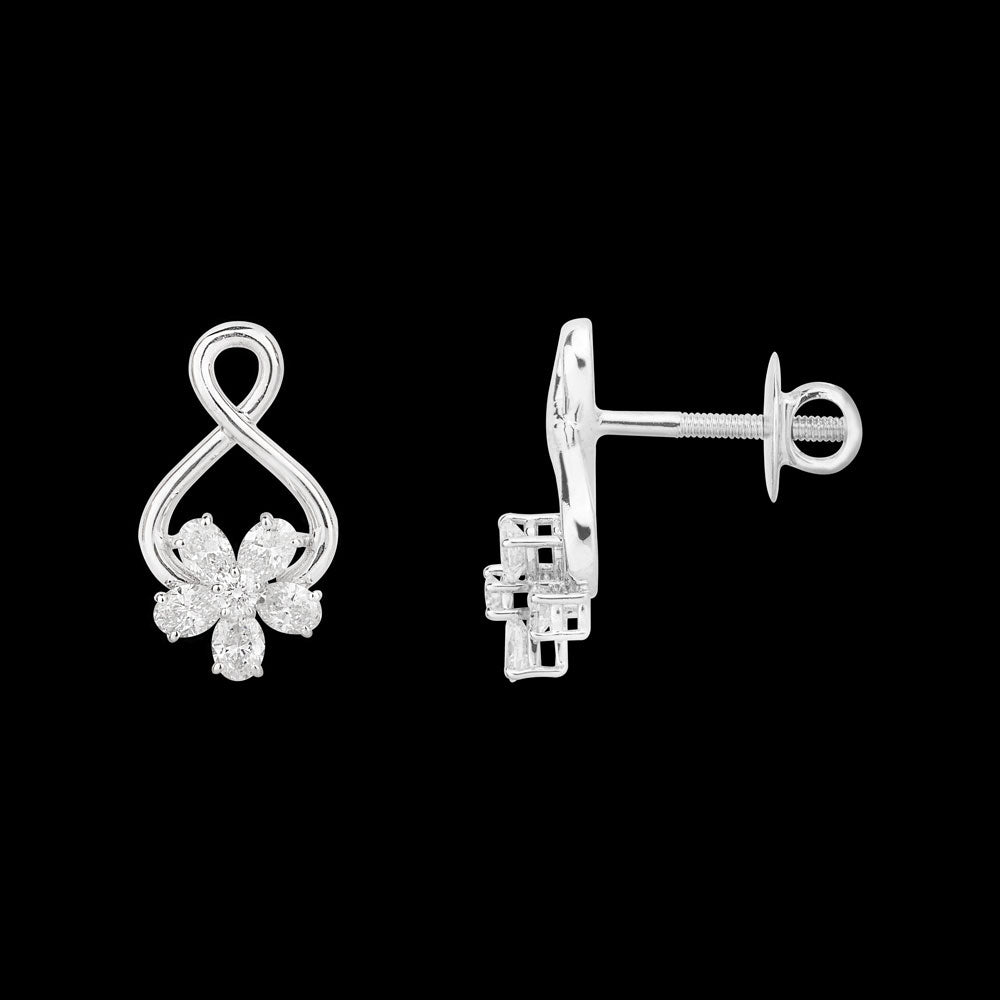 18K White Gold Diamond Jewellery - 0.867ct VS-SI-EF