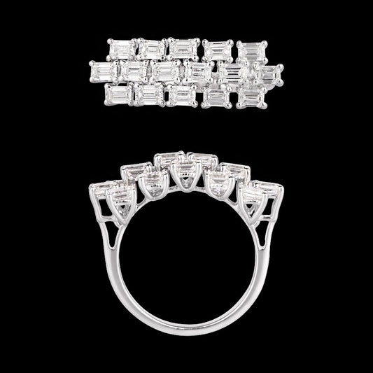 18K White Gold Diamond Ring - 1.65ct VVS-FG