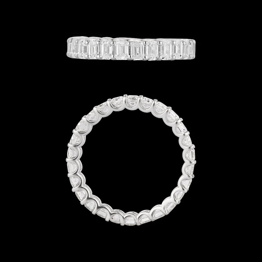 18K White Gold Diamond Ring - 2.7ct VVS-FG