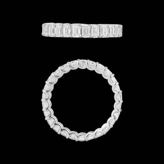 18K White Gold Diamond Ring - 2.7ct VVS-FG