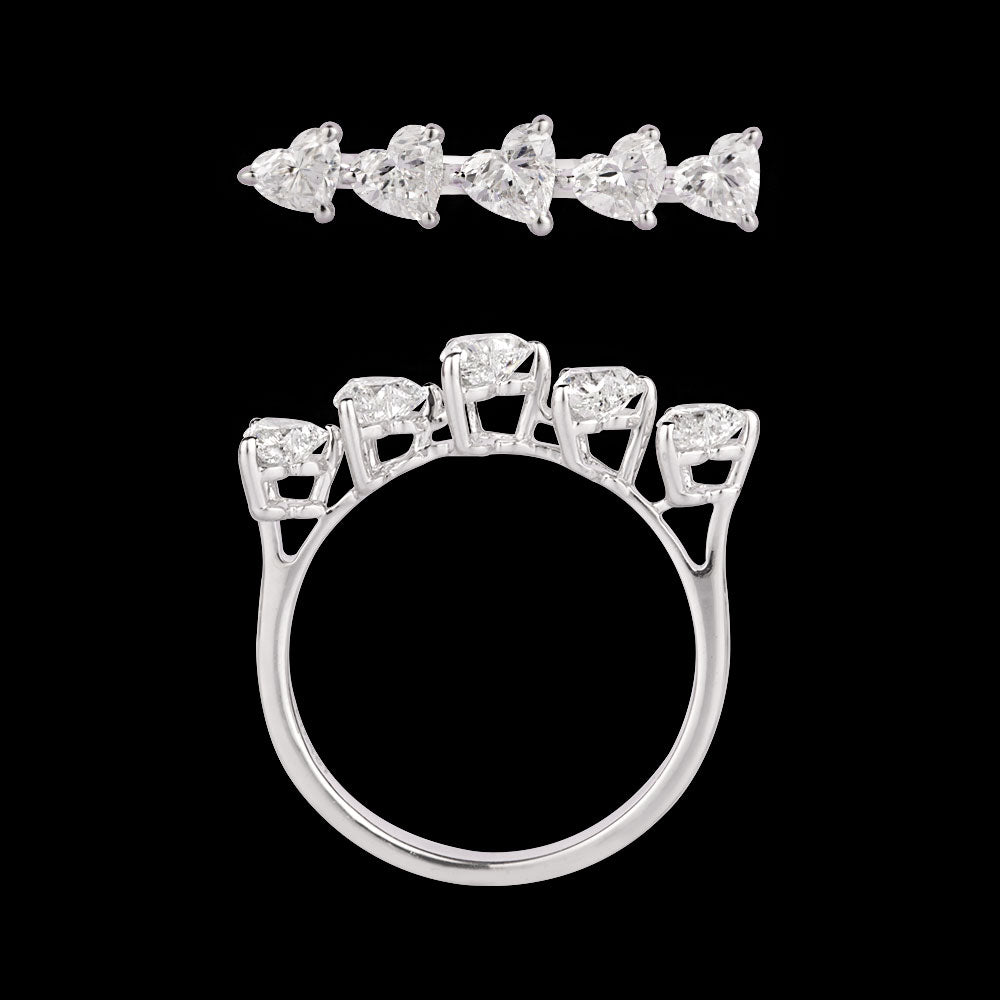 18K White Gold Diamond Ring - 1ct VVS-FG