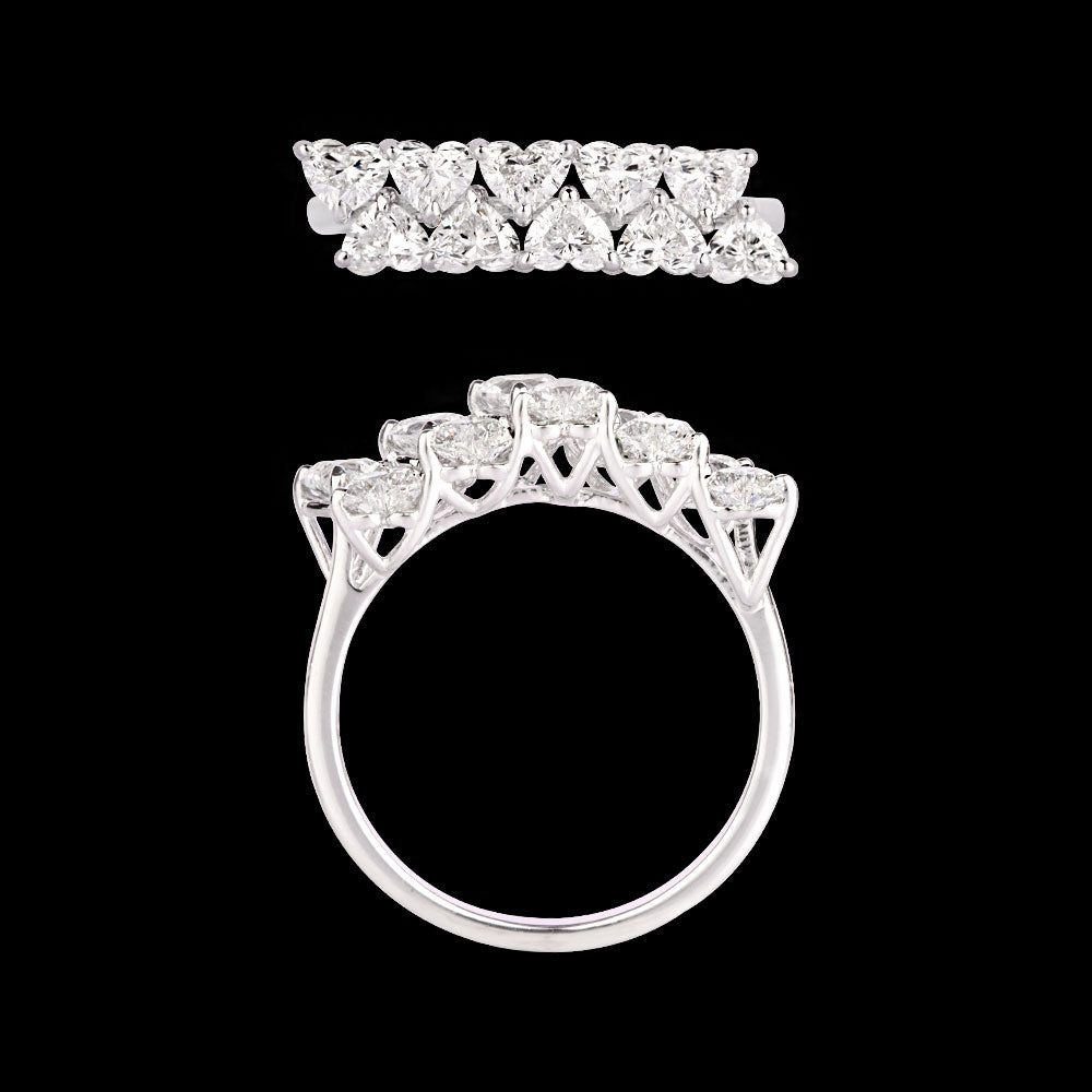 18K White Gold Diamond Ring - 1.4ct VVS-FG