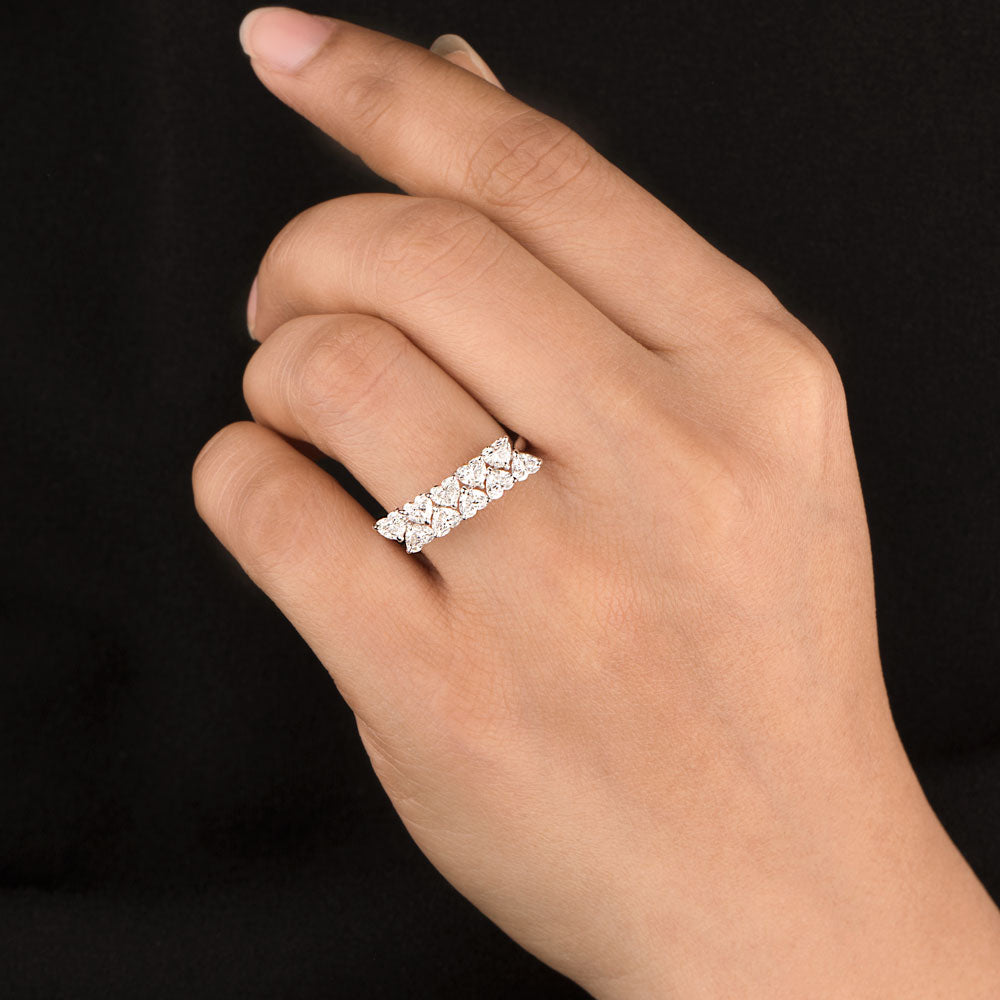 18K White Gold Diamond Ring - 1.4ct VVS-FG