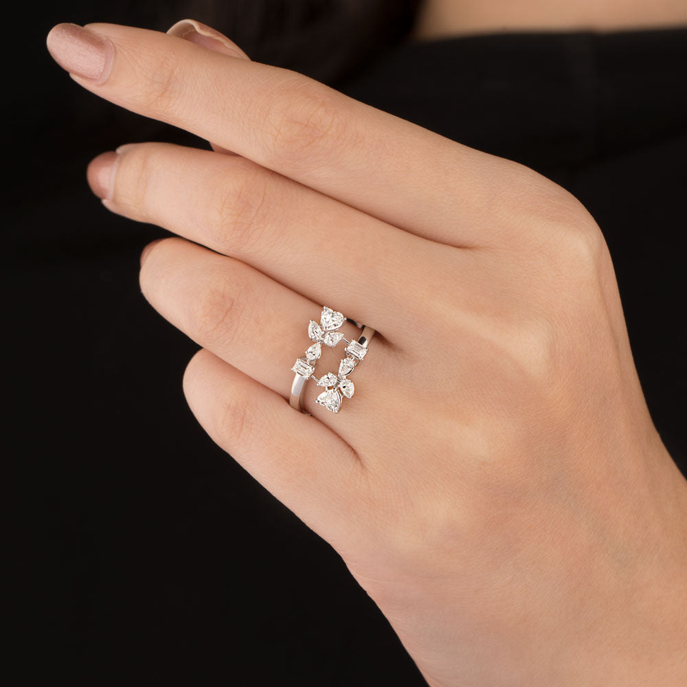 18K White Gold Diamond Ring - 0.711ct VVS-FG