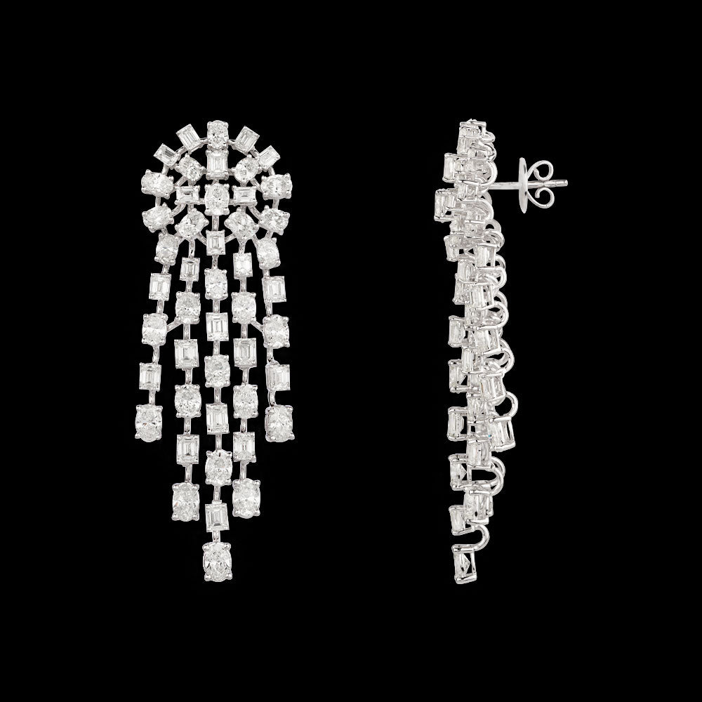 18K White Gold Diamond Jewellery - 23.76ct VVS-VS-IJ