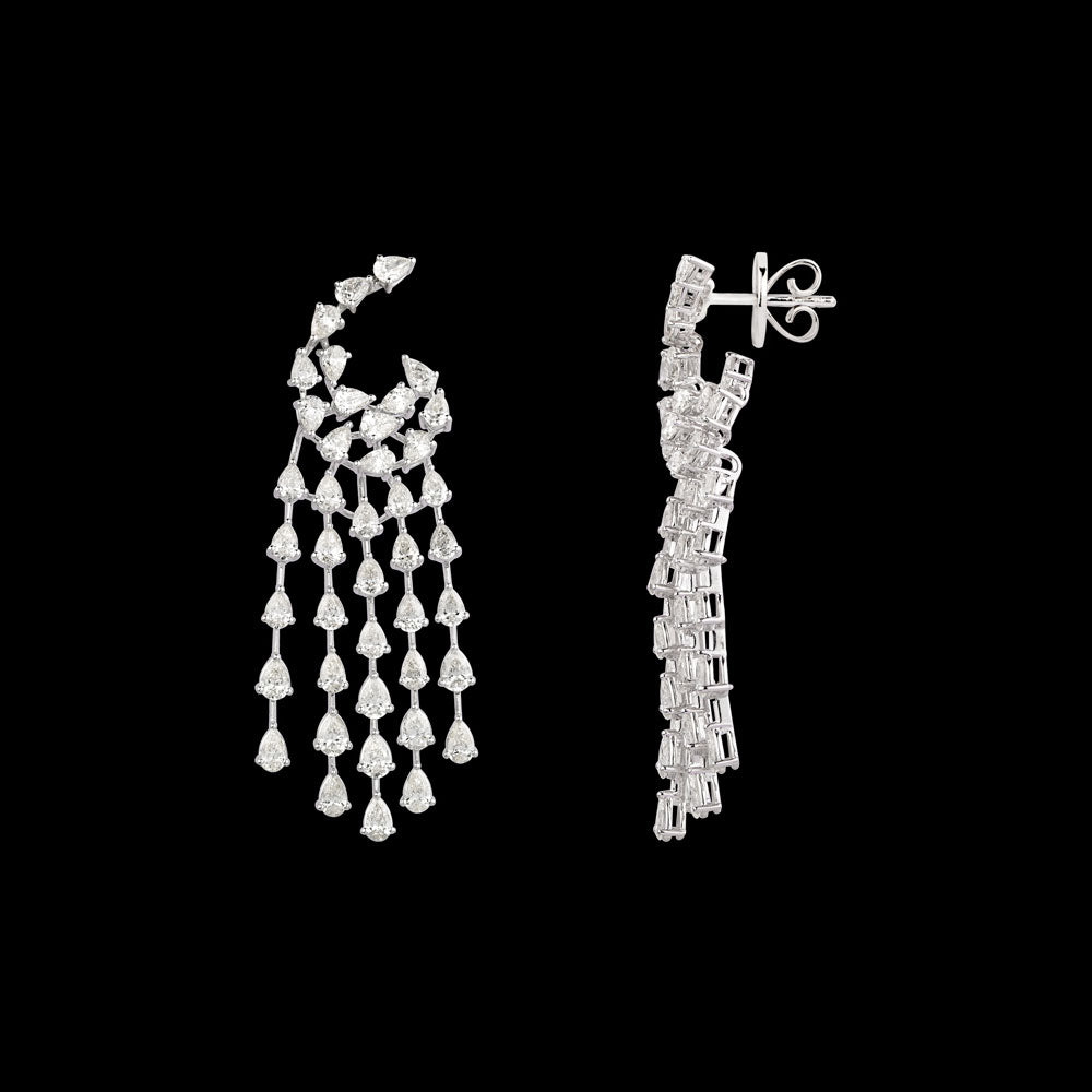 18K White Gold Diamond Jewellery - 12.72ct VVS-VS-IJ