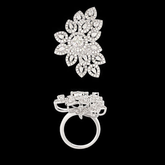 18K White Gold Diamond Ring - 2.147ct VVS-VS-HI