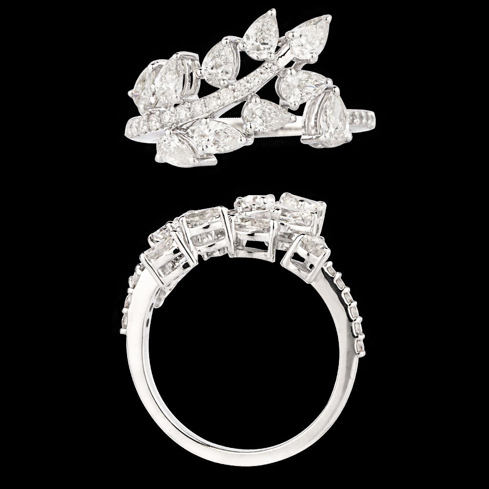 18K White Gold Diamond Ring - 1.256ct VVS-VS-IJ