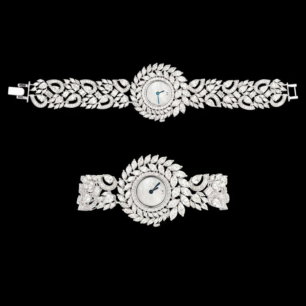 18K White Gold Diamond Chain - 17.59ct VS-SI-IJ