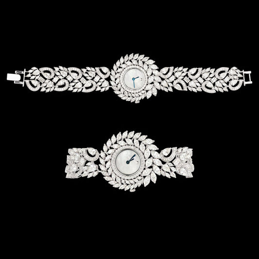 18K White Gold Diamond Chain - 17.59ct VS-SI-IJ