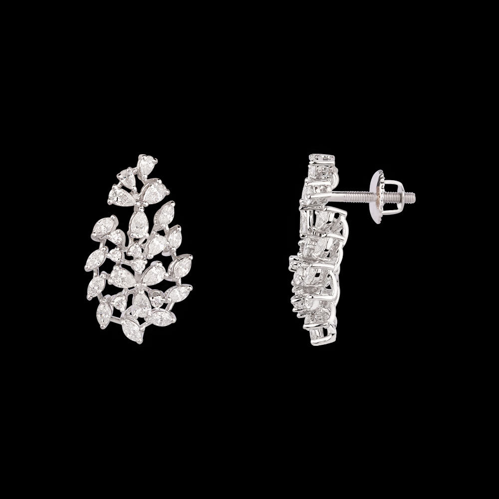 18K White Gold Diamond Jewellery - 1.584ct VVS-EF